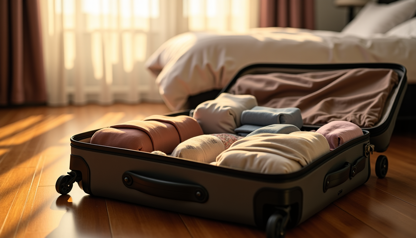 Préparer sa valise comme un pro : méthode efficace
